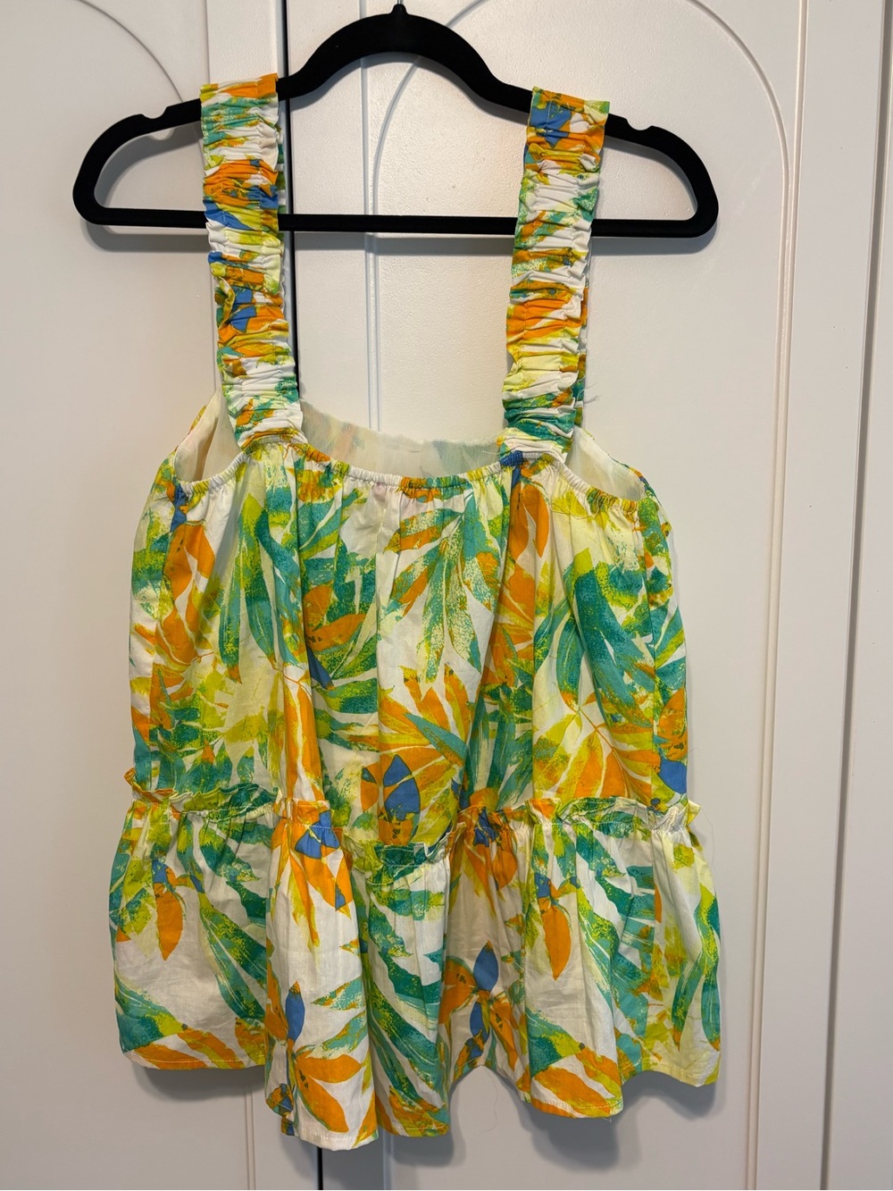 Flying Tomato Tropical Print Top Small NWOT
